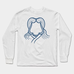 Katara Outline Silhouette Long Sleeve T-Shirt